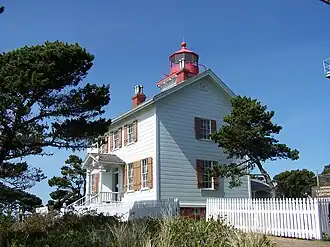 De vuurtoren van Yaquina Bay