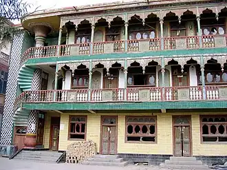 Typische Oeigoerse woning in Yarkand