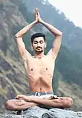 Yoga teacher Yash Moradiya