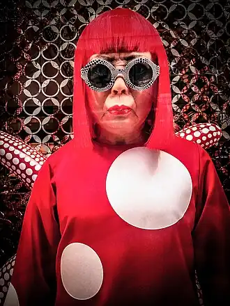 Kusama in 2016, toen ze de Japanse Orde van Culturele Verdienste ontving.