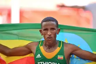 In 2012 na zijn tweede plaats op de marathon tijdens de WK van 2015, Peking.