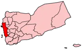 Kaart van Al Hudaydah