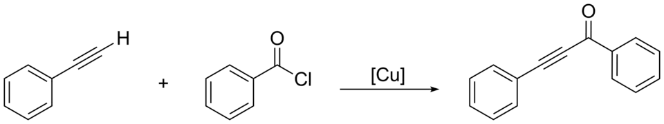 Synthese van een ynon
