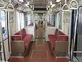 Interieur van een 1000-serie metrostel