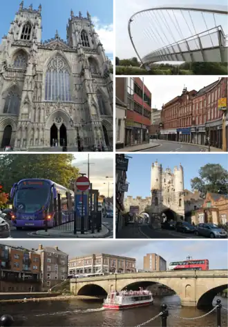Een collage van York