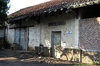 Voormalig station Yosowilangun (2013).