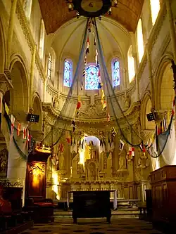 altaar in de kerk saint Martin