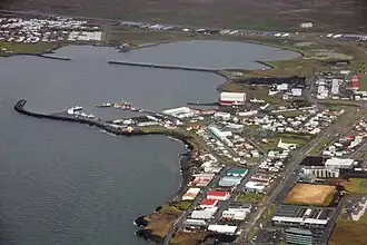 Ytri-Njarðvík vanuit de lucht