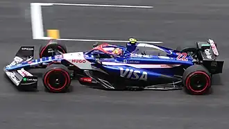 Yuki Tsunoda tijdens de GP van China 2024