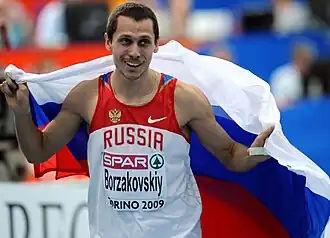 Tijdens de EK indoor in Turijn, 2009