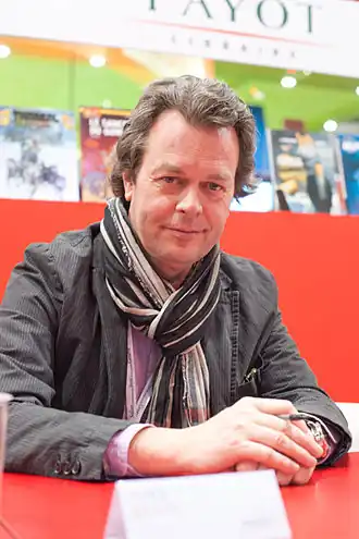 Yves Sente op het 'Salon du livre' te Genève in 2012
