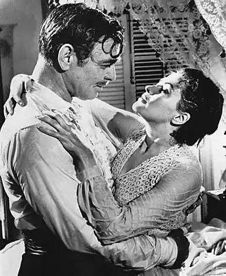 Clark Gable en Yvonne De Carlo in Band of Angels