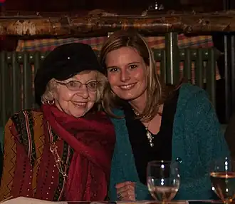 Yvonne Verbeeck (l) en Silvia Claes in 2007