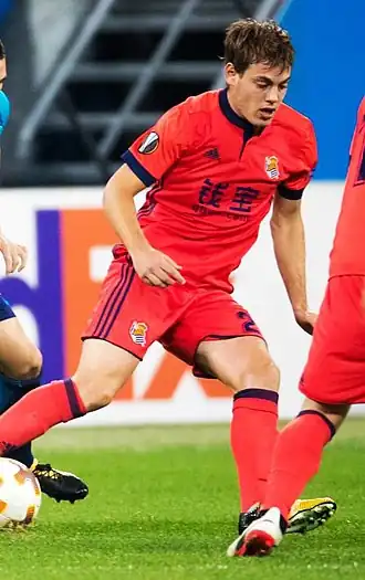 Bautista in 2017 als speler van Real Sociedad