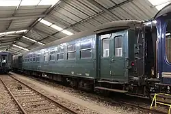 Museumrijtuig 22418-31 van Stoomtrein Dendermonde-Puurs