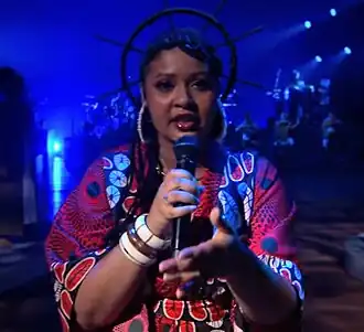 Zaïre Krieger tijdens Keti Koti in Concert (2023)