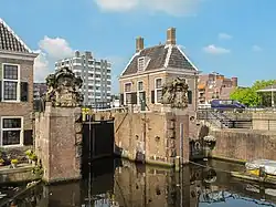 De oude Hondsbossche sluis te Zaandam.