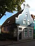Houten woonhuis