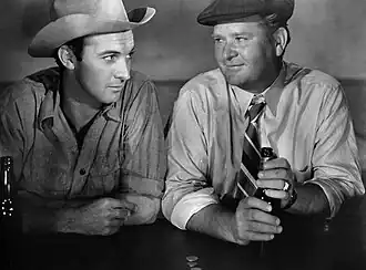 Zachary Scott en Charles Kemper in The Southerner