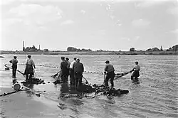 Aanhalen kantzegen met de hand