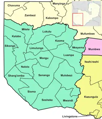 Kaart van Western Province