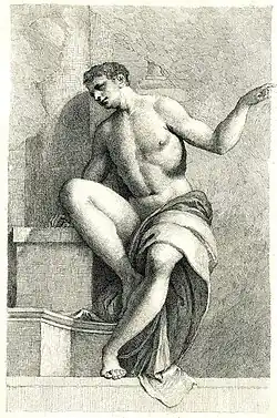 Zanetti naar Giorgione, Zittende man