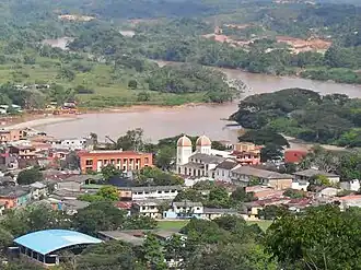 Zaragoza van boven gezien