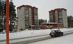 Gebouwen in Zaretsjny