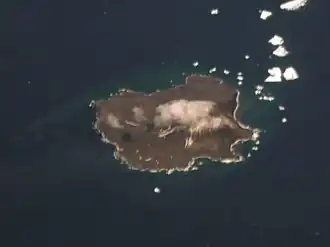 Zavodovski vanuit de ruimte