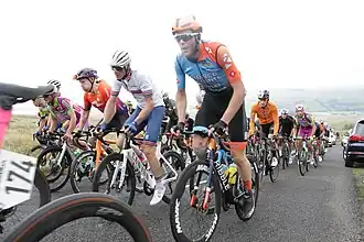 Kyffin tijdens de Ronde van Groot-Brittannië in 2022