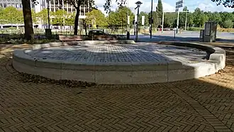 Kunstwerk op het Solebayplein (oktober 2018)