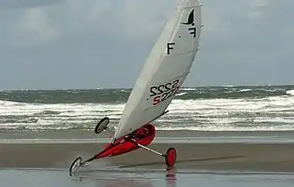 Een zeilwagen type Standart