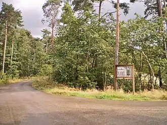 Nog onbebouwd in augustus 2014 ter hoogte van de Alexialaan