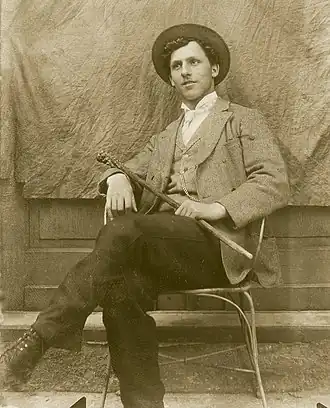 Zelfportret Emil Epple, 1893