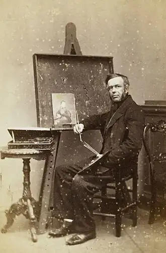 Zelfportret als schilder.