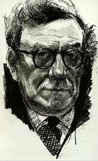 Moerkerk (zelfportret, ca. 1940)