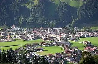 Zicht op Zell am Ziller