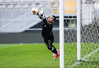 Greif in 2018 als speler van Slovan Bratislava