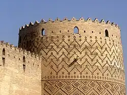 Detail van een van de torens