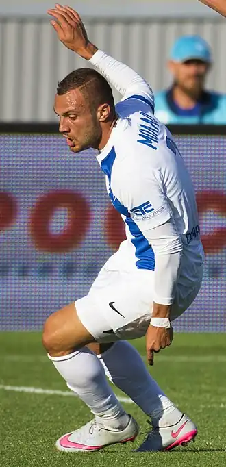 Mollo in 2015 als speler van Krylja Sovetov Samara