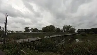 Zennegat fietsbrug over Zenne