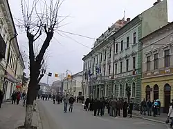 Hoofdstraat in het centrum