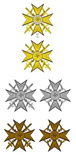 Zesmaal het Spanjekruis