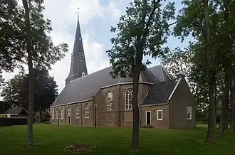 Tweebeukige kerk in Zevenhuizen
