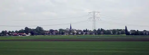 Zevenhuizen gezien vanaf de Molenviergang