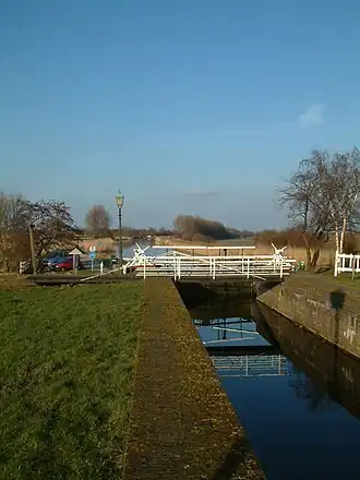 Het verlaat, gezien richting Zevenhuizen