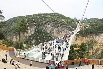 De Glazen brug van Zhangjiajie