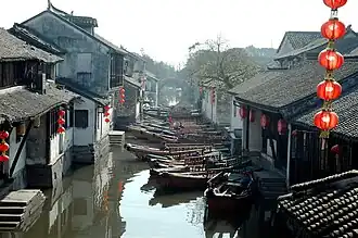 Zhouzhuang, de oude stad