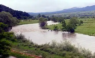 De Cibin ten oosten van Tălmaciu