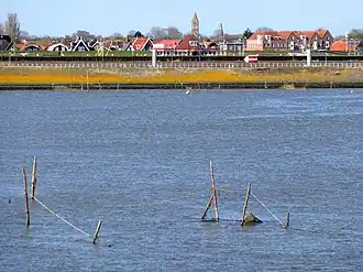 Zicht op Den Oever en Oosterland